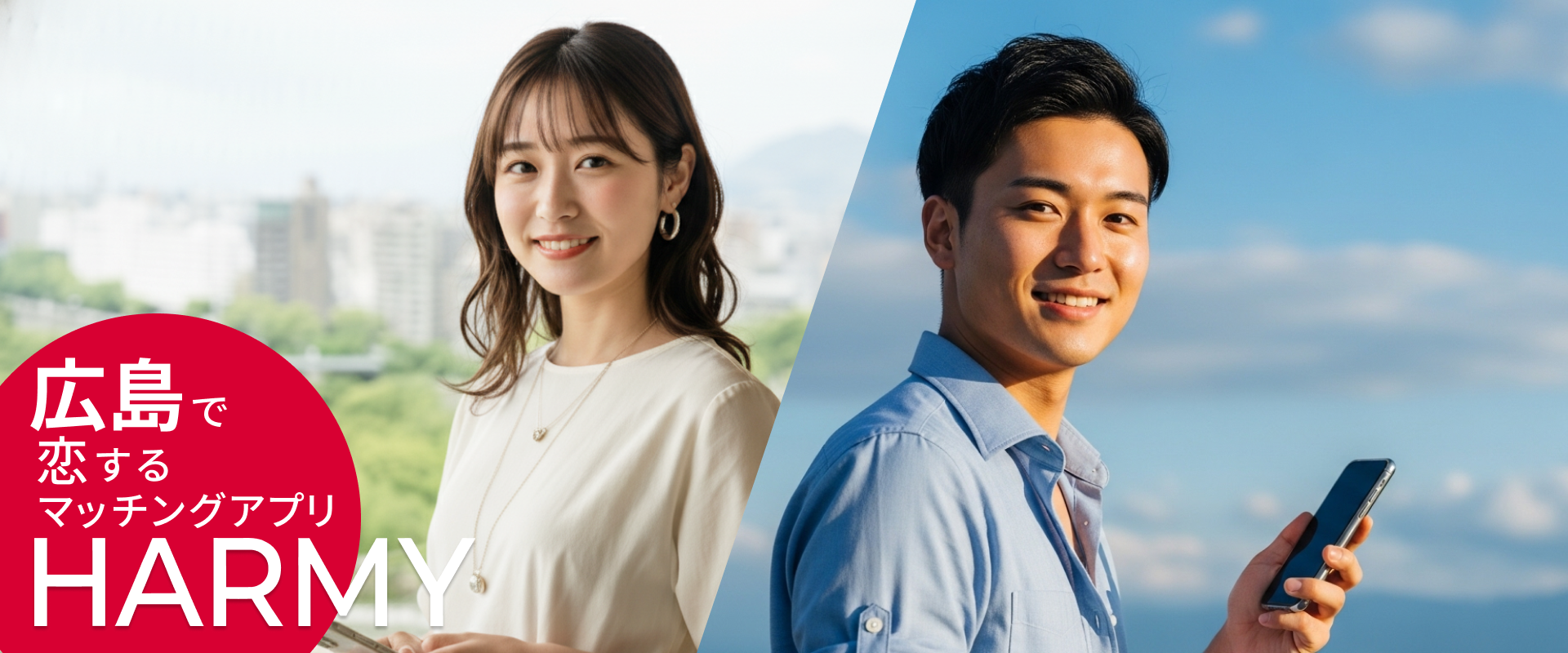 広島で恋するマッチングアプリ HARMY